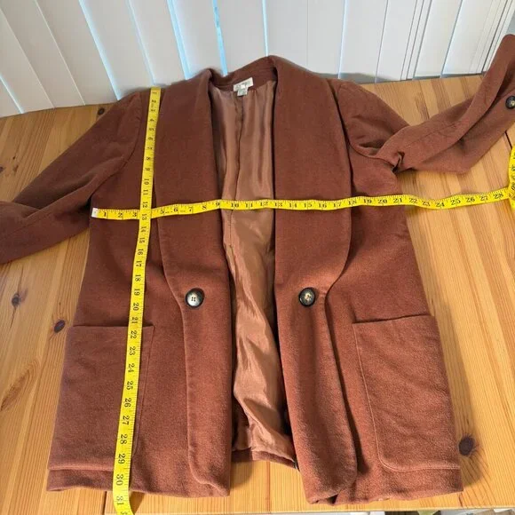 Vintage Dejac Saks-Jandel Wool Angora Cashmere Blazer Coal Old Money Luxury L - Picture 5 of 10